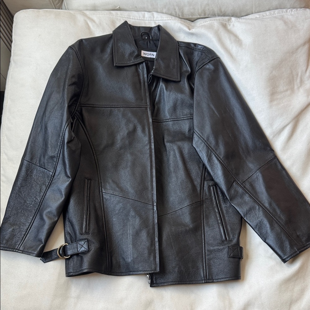Women's Black Leather Jacket